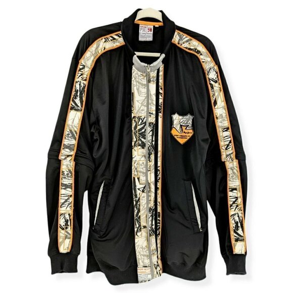 PJL Pepe Jeans UK Full Zip Track Jacket Convertible Sleeves Street Wear 3XL Mens - Picture 1 of 12